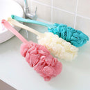 New.Shower Scrubber Loofah Sponge Bath Body Back Brush with Long