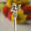 Angle Glass Rod Bar Coffee Cocktail Drinks Stir Mixer Swizzle Sticks 18.5cm