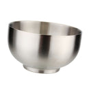 Stainless Steel Double Wall Bowls Soup Serving Bowl Home Restaurant L Size