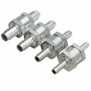 4pcs 6/8/10/12mm 4 Size Valves Aluminium Alloy Fuel Non Return Check Valve