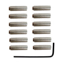 M3x10 Standard Bass Guitar Saddle Tremolo Bridge Screws for ST/TL Guitar DIY