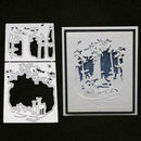 Christmas Tree Dies Cut Card Template Embossing Cutting Die Decor Scrapbook V5H8
