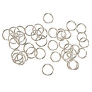 40x S925 Beading Jump Rings Split Metal