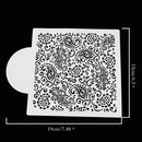 Paisley Cake Fondant Cupcake Decorating Baking Cupcake Templates Stencil OZ
