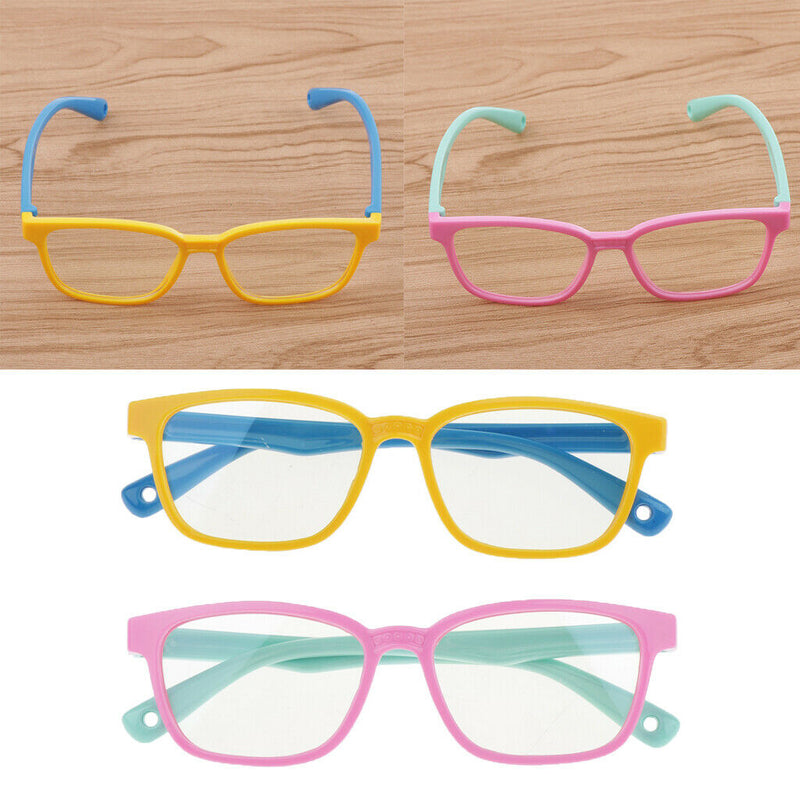2pcs Fashion Kids Eyeglasse Blue