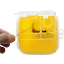 1L Container Bin Tattoo Medical Biohazard Piercing Needle Collect Box A