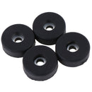 4x Rubber Bumpers Embedded Washer Feet Pad Instrument Holder 30x10mm PE JR