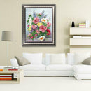 5D DIY Full Drill Diamond Painting Flowers Cross Stitch Mosaic Kits (W1666)