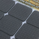 18 Pcs Square Shaped Black Foam Adhesive Protection Pad Mat for Chair Leg F4F1