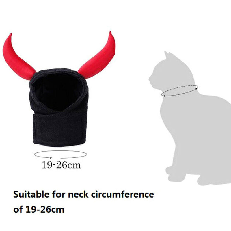 Pet hat dog cat hat costume cute horn for cat halloween dress up with ears BX