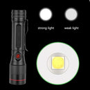 IP44 Waterproof Mini 600lm P8LED Flashlights 3 Modes Smart Glare Flashlight