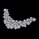 1x Embroidered Floral Lace Neckline Collar Trim Clothes Sewing Applique LJ
