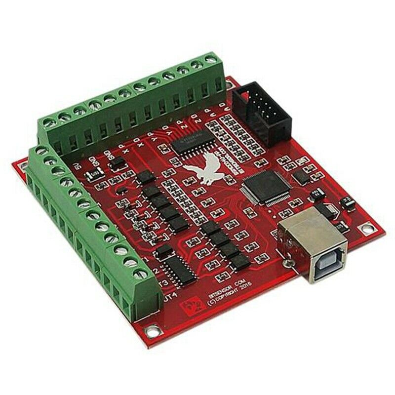 Cnc Usb 4 Axis Mach3 100 Khz Usb Motion Control Card Breakout Board 12-24V  Z3W7