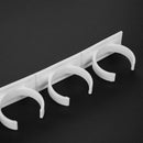 4x Plastic Spice Clips Gripper Bottles Jar Rack Holder Storage Wall Cabinet Door