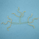 Wedding Party Hairpin Imitated Headdress Plait Hairclip Vine Accessories J1 K7V8