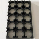 10pc 3x5 18650 Cell Battery Spacer Radiating Shell Heat Holder Bracket Bla RKE