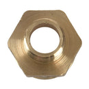 4Pcs 1/2 inch BSP to 1/4 inch BSP Male Thread Brass Pipe Hex Nipple Fitting N2Y5