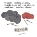60pc Diamond Cutting Discs Sanding Grinding Wheel Circular Saw Blade Woodw COW