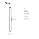 LED Cabinet Night Light Dormitory Reading Lamp Wall Stick-On Lamp USB Powered ST