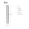 LED Cabinet Night Light Dormitory Reading Lamp Wall Stick-On Lamp USB Powered ST