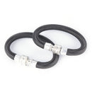 2xBicycle Pump Extension Hose Inflator Tube Pipe Cord 150psi schrader Valve  Z