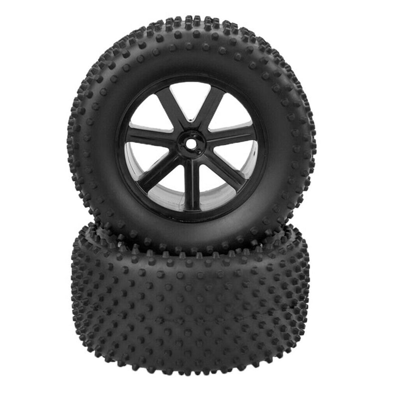 1:10 Buggy Car 4pcs Front&Rear Rubber Tires Tyre & Wheel Rims 12mm Hex for RC