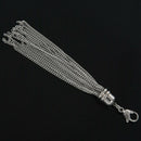 Stainless Steel Tassel Charm for Jewelry Making