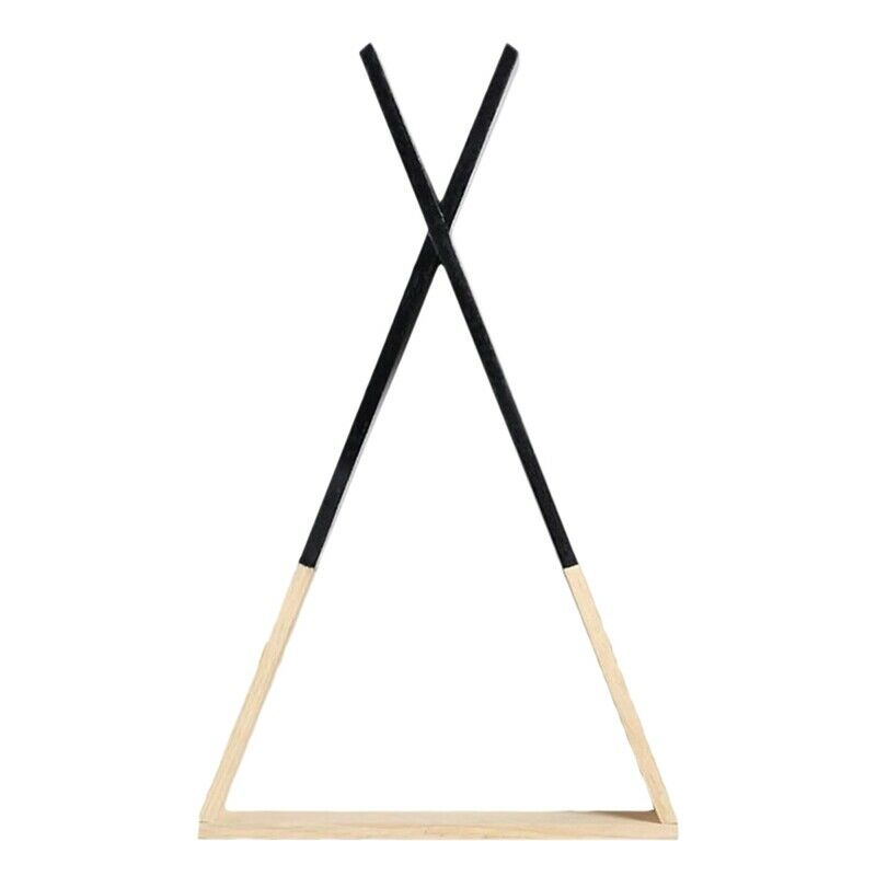 Wooden X Triple-Cornered Shelf Decoration Shelf Creative Home Furnishing Wa U7K2