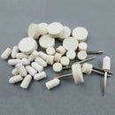 88 Pcs Universal Felt Polishing Pad Polishing Cleaning Wheel And Snack Shaf