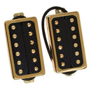 Electric Guitar Humbucker Pickups Double Coil with Screws Springs, Black,