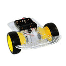 2WD Smart Robot Car Chassis Kit/Speed encoder Battery Box Arduino 2 motor 1:48M&