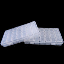 28-Slots Adjustable Storage Nail art Box Plastic Case Organizer Jewelry Bea -Q