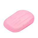 Washing Slice Sheets Hand Bath Travel Scented Foaming Box Paper Soap LJ