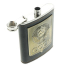 Men's Pocket Hip Flask Stainless Steel Liquor Barware Outdoor Fishing 8oz