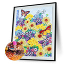 5D DIY Special Shaped Diamond Painting Flower Partial Rhinestone (R8149)