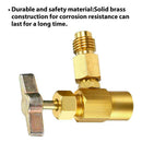 3 Pcs R134A Refrigerant Dispenser Thread Valve Bottle Opener with Tank Adap