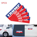 5pcs TRUMP KEEP AMERICA GREAT 2020 Car Stickers Auto Vinyl Decals Graphics