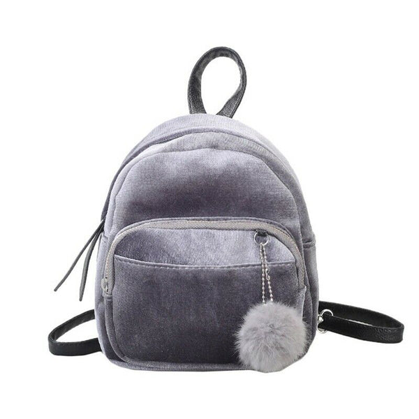 Backpack Women Fashion Small Mini Backpack Solid Women Girls Travel School  T3R9