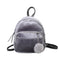 Backpack Women Fashion Small Mini Backpack Solid Women Girls Travel School  T3R9