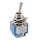 AC 3A/250V 6A/125V 6 Pin DPDT On/On 2 Position Mini Toggle Switch Blue L5V6