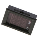 Red-Blue LCD Display Digital Voltmeter Gauge Ammeter 30A 30V Meter Monitor Panel