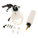 1L AIR Pneumatic Brake Bleeder Fluid w/ 4Master Cylinder Adapters 90-120 PSI