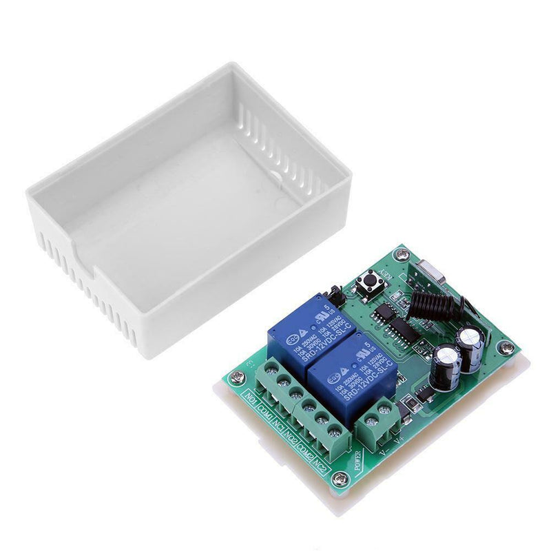 DC 12V 10A 2CH RF Wireless Remote Control Switch System Transmitter K1B