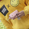 3pcs Women PU Leather Backpack School Bag Shoulder Bag Card Holder(Pink)