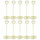 Wire Shape Place Card Holder Stands, Table Name Number Holders, Paper Menu  Z5P6