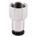 10 Pcs 1/4" PT Female Thread 6mm Push In Joint Pneumatic Quick Fittings