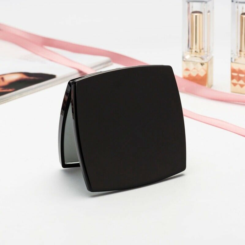 Mini Mirror Square Shape Girl Mini Double Sided Portable Mirror Pocket Make R5K8