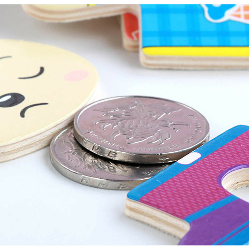 DIY Rabbit Clothes Wooden Educational Puzzles Changing Puzzle Set Children Toys