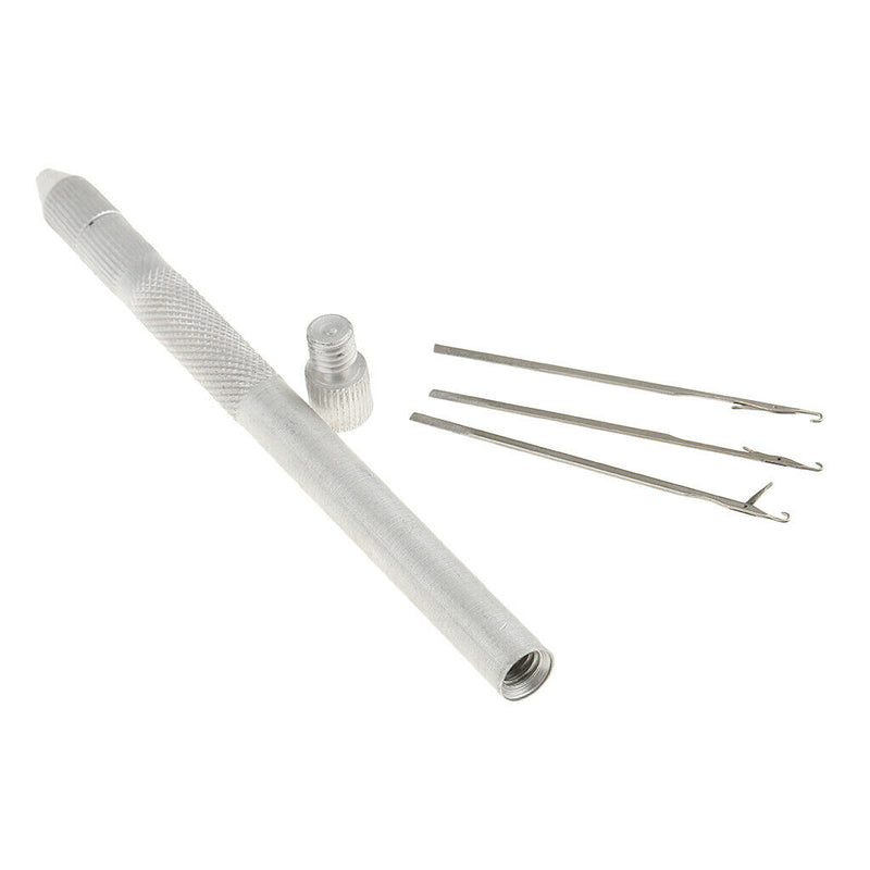 Ventilating Wire Pulling Hook Loop Threader Needles Kit for Making Lace Wig Hair