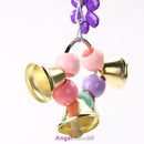 Acrylic Bird Cage Parrot Macaw Cage Chew Bell Toys Swing Scratcher Cockatie